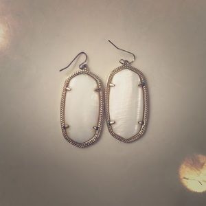 Kendra Scott White Earrings